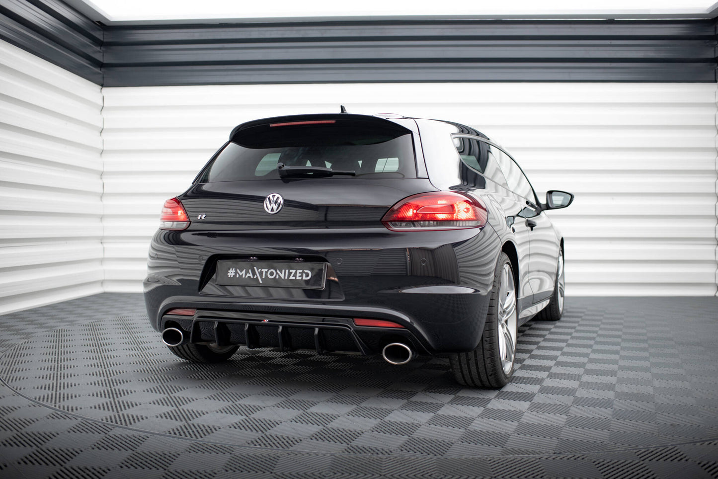 Rear valance v.2 volkswagen scirocco r mk3