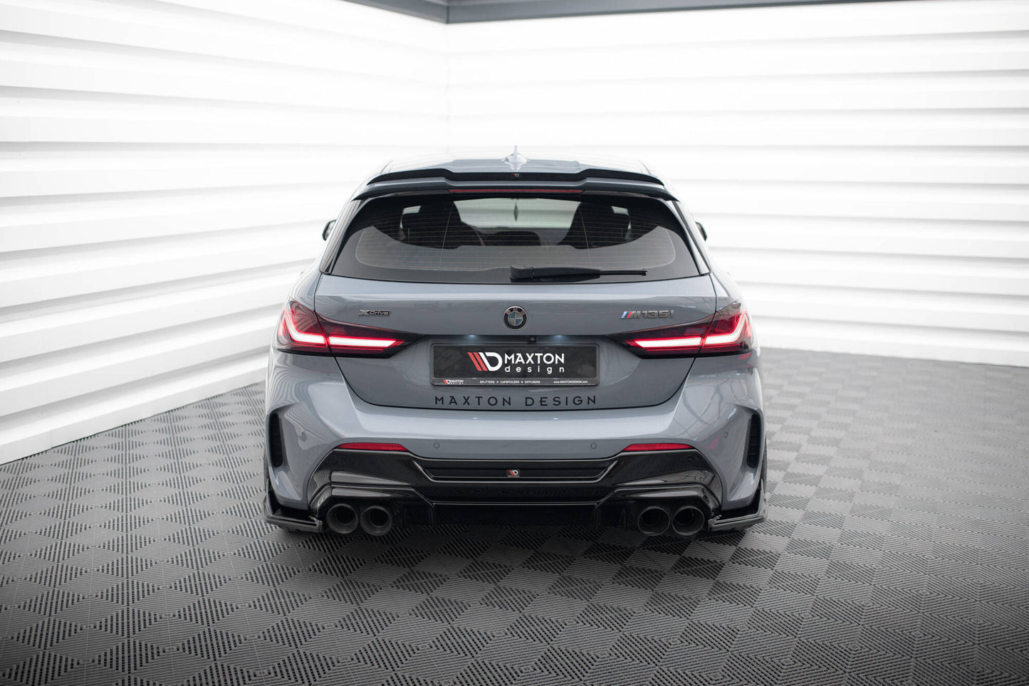 Rear valance v.2 for bmw 1 f40 m-pack/ m135i