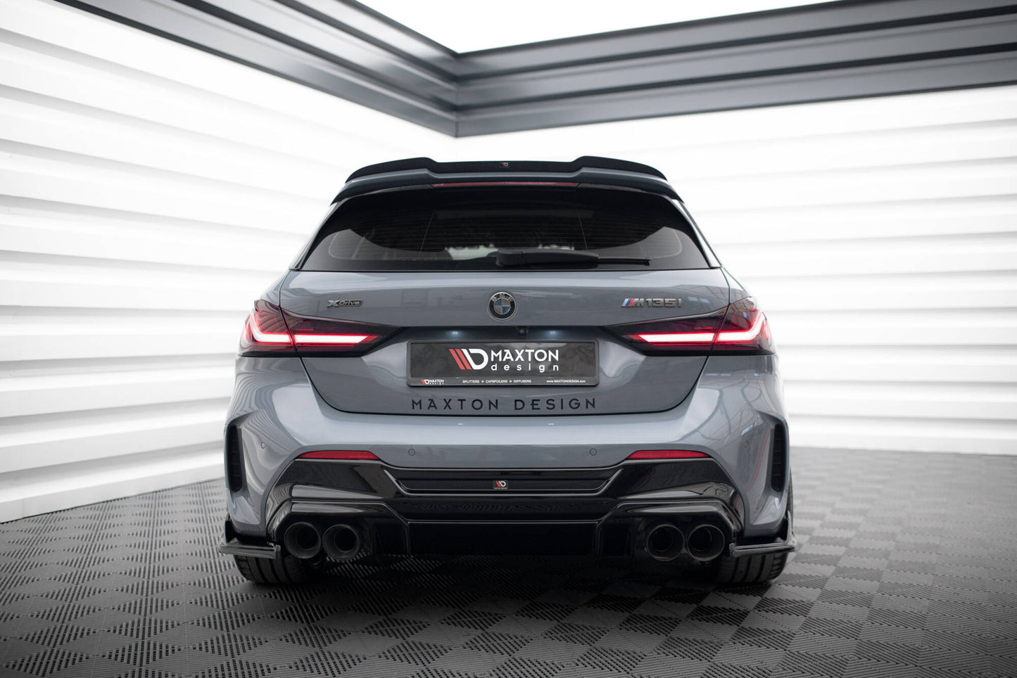 Rear valance v.2 for bmw 1 f40 m-pack/ m135i