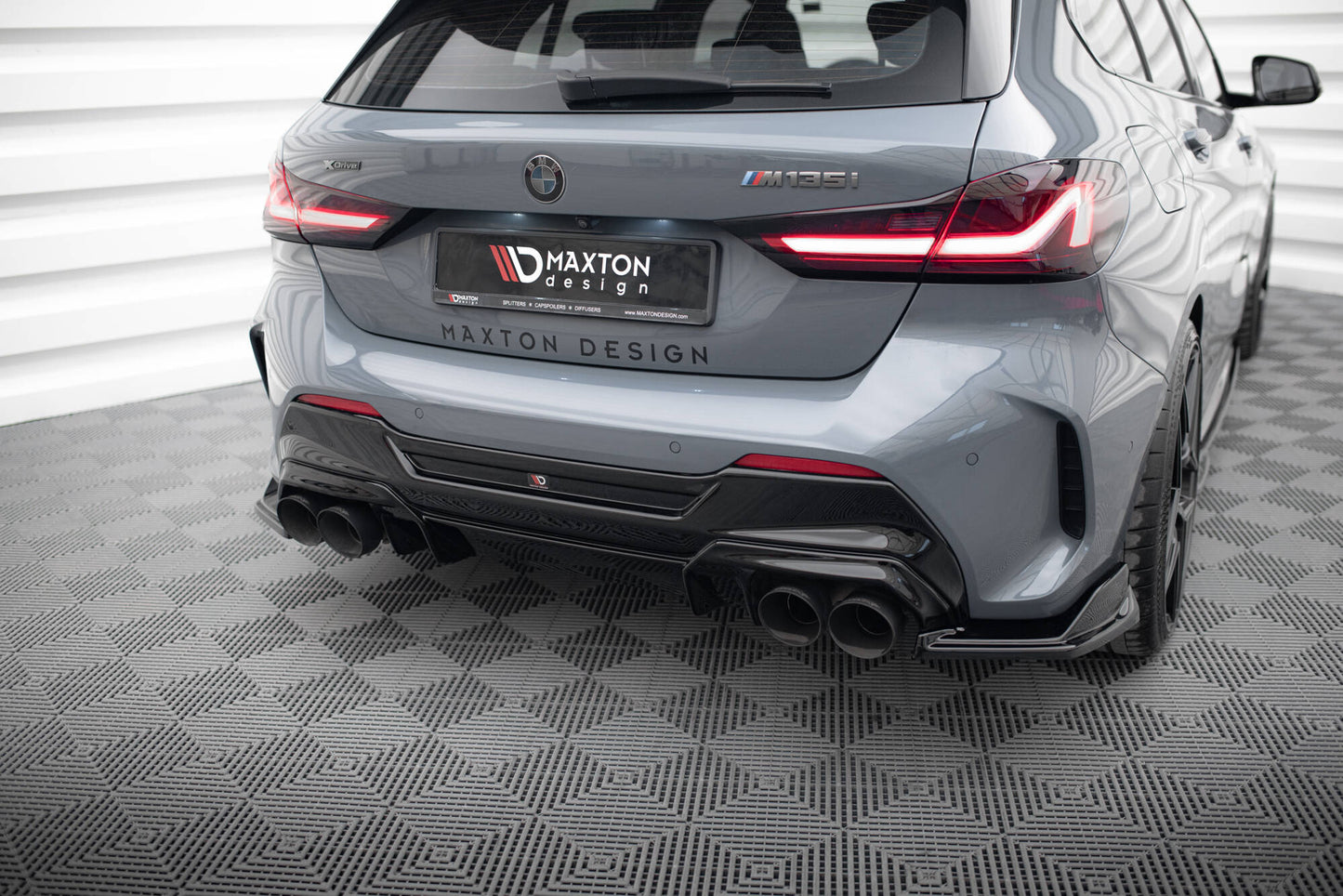 Rear valance v.2 for bmw 1 f40 m-pack/ m135i