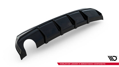 Rear valance v.3 bmw 1 f40 m-pack (version with single exhaust tips on one side)