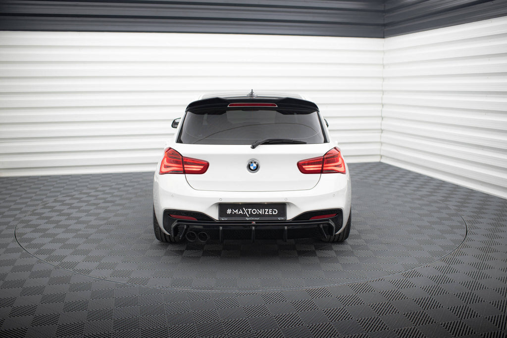Bagerste Valance V.3 BMW 1 M-Pack F20 ansigtsløftning (enkelt side dobbelt udstødningsversion)