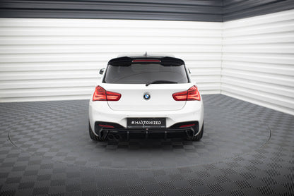 Rear valance v.3 bmw 1 m-pack f20 facelift (single side dual exhaust version)