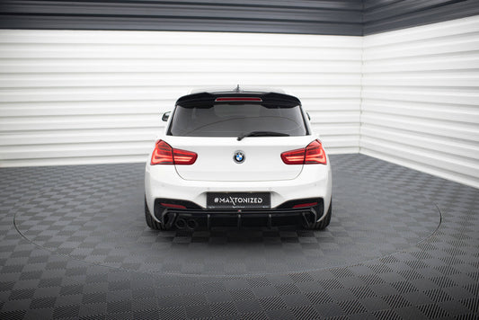 Rear valance v.3 bmw 1 m-pack f20 facelift (single side dual exhaust version)