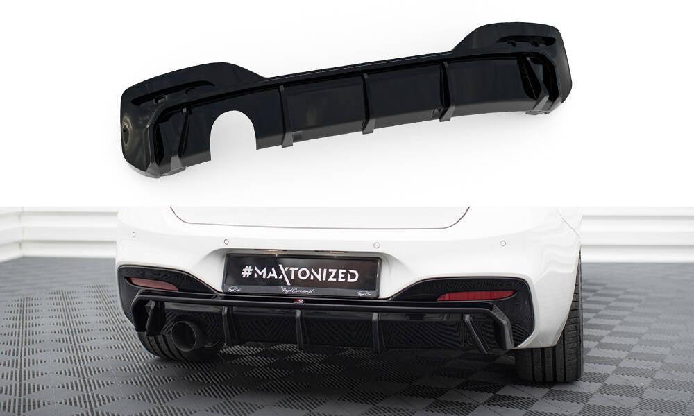 Takavalance v.3 BMW 1 m-pakkaus F20 kasvojenkorotus (versio yhdellä pakokaasulla toisella puolella)