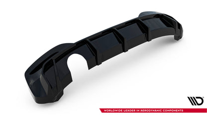 Rear valance v.3 bmw 1 m-pack f20 facelift (version with single exhaust on one side)