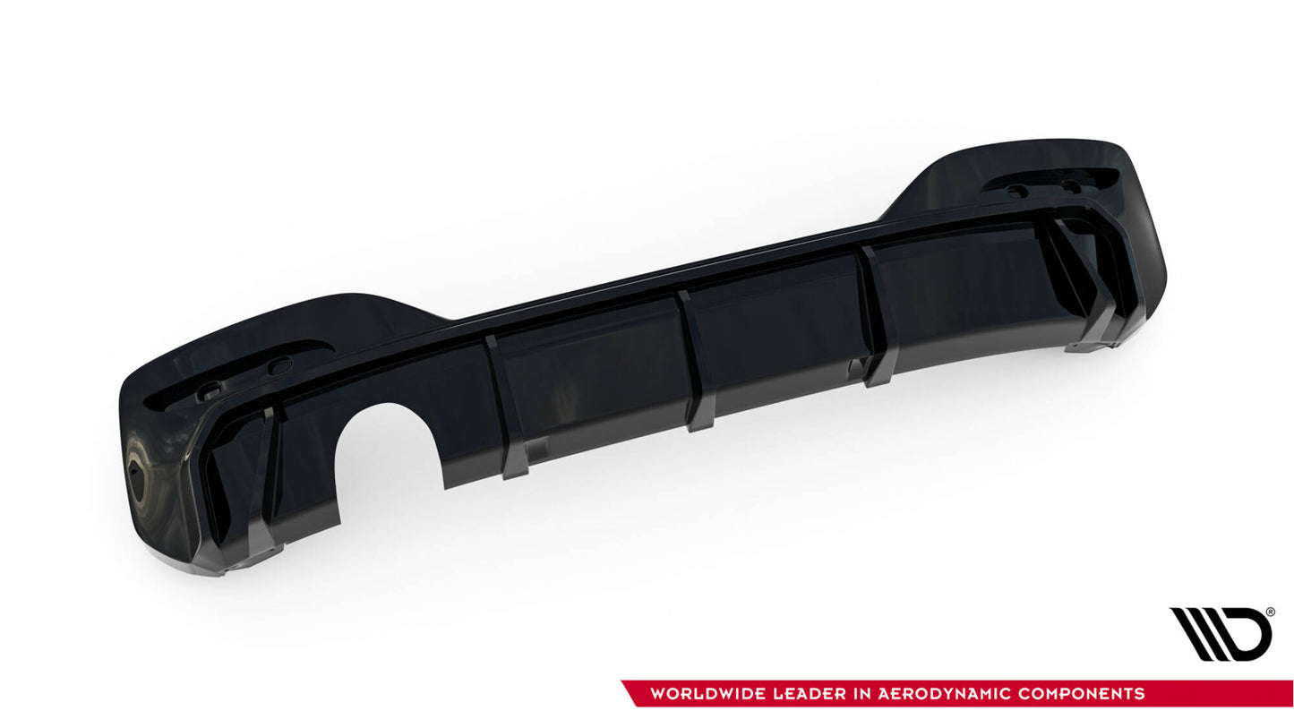 Rear valance v.3 bmw 1 m-pack f20 facelift (version with single exhaust on one side)