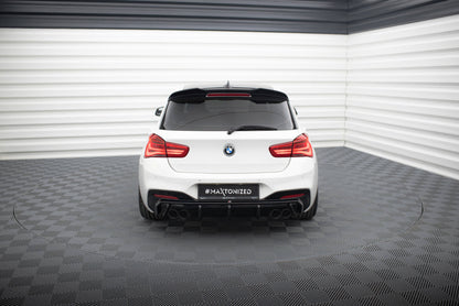 Rear valance v.3 bmw 1 m-pack / m140i f20 facelift (version with dual exhausts on both sides)