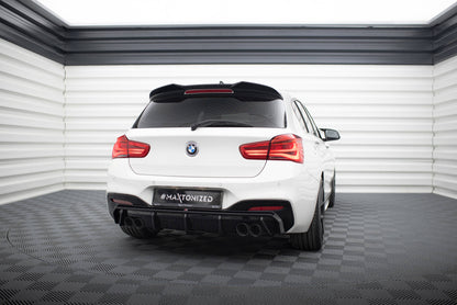 Rear valance v.3 bmw 1 m-pack / m140i f20 facelift (version with dual exhausts on both sides)