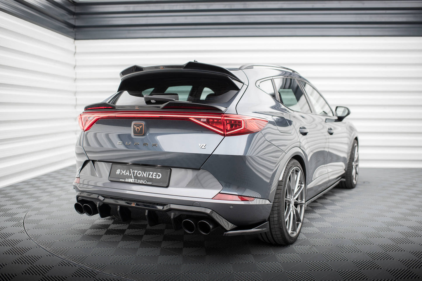 Rear valance v.3 + exhaust ends imitation cupra formentor mk1