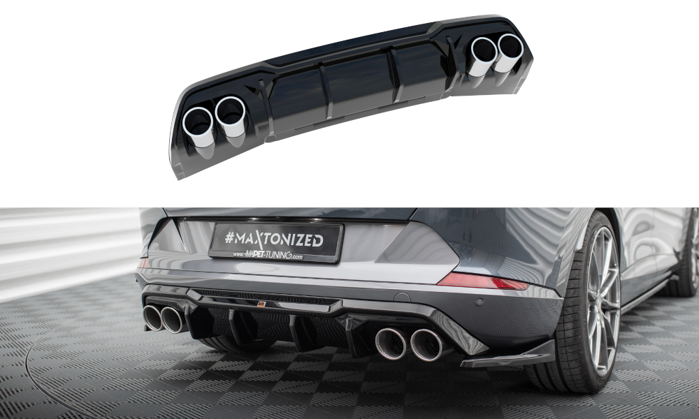 Rear valance v.3 + exhaust ends imitation cupra formentor mk1