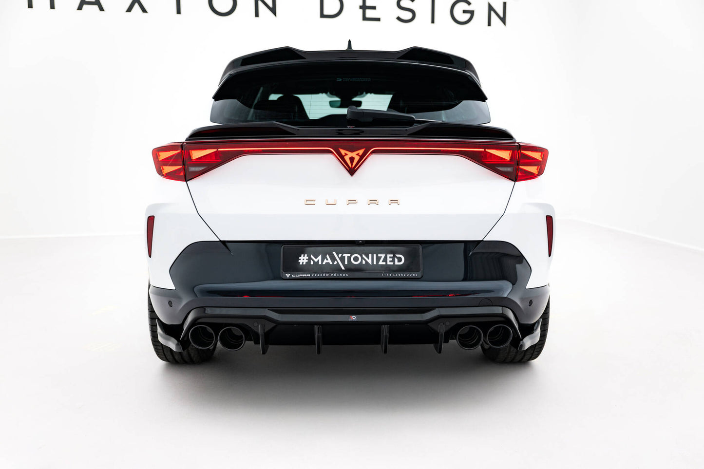 Rear valance v.3 + exhaust ends imitation cupra formentor mk1 facelift