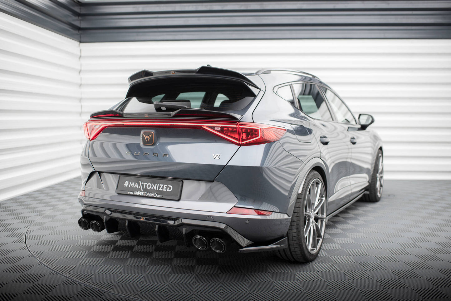 Rear valance v.3 + exhaust tips cupra formentor vz mk1 / mk1 facelift