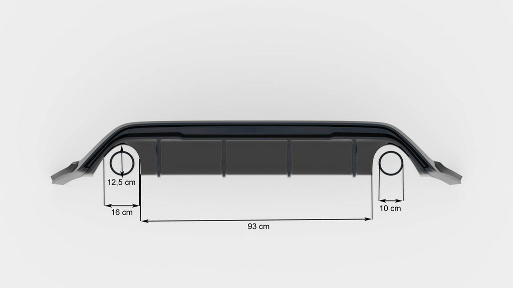 Rear valance v.3 ford focus hatchback st mk4