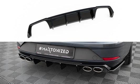 Rear valance v.3 seat leon cupra st mk3 fl