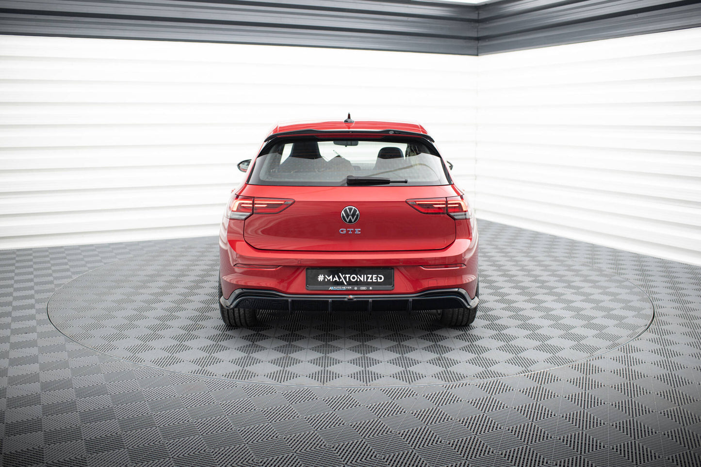 Rear valance volkswagen golf gte / r-line mk8 / mk8 facelift