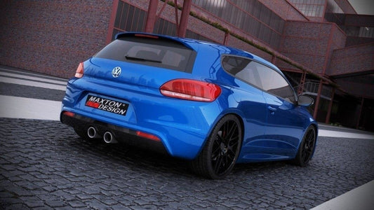 Rear valance vw scirocco iii r with 2 exhaust holes