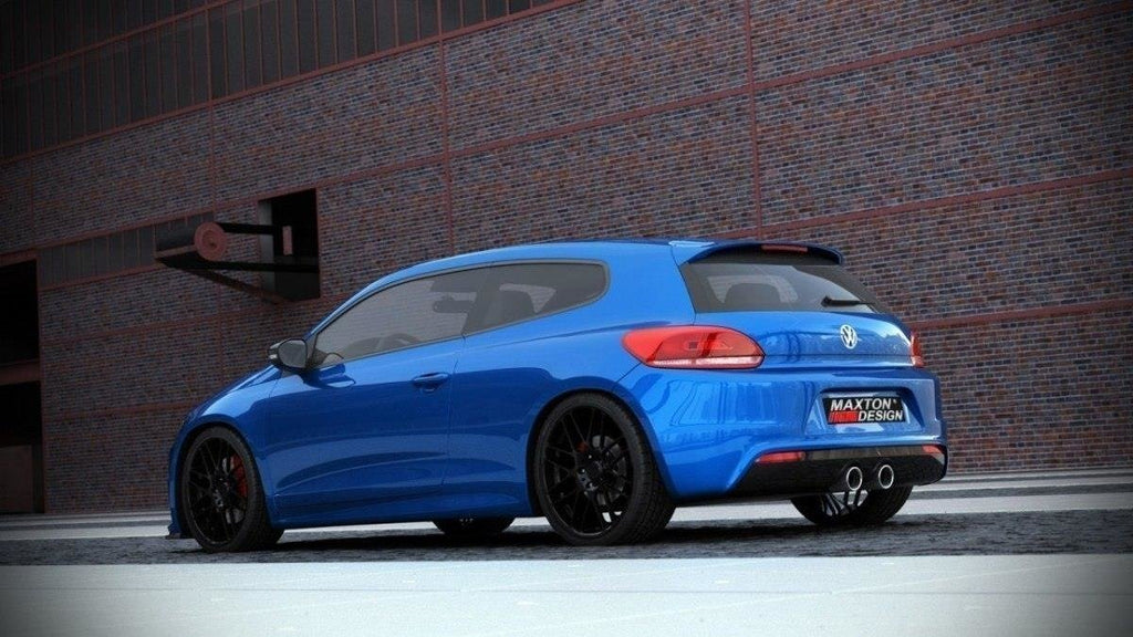 Rear valance vw scirocco iii r with 2 exhaust holes