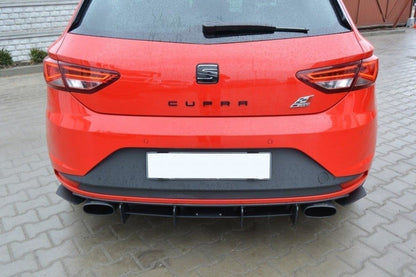 Seat leon iii cupra rear diffuser & rear side splitters
