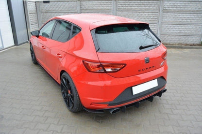 Seat leon iii cupra rear diffuser & rear side splitters