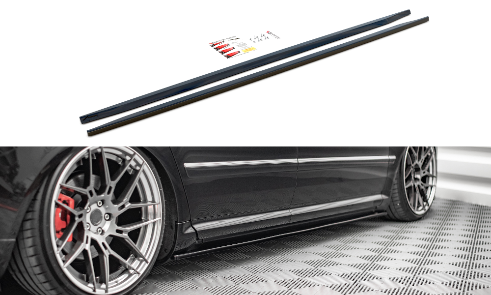 Side skirts diffusers audi s8 d3