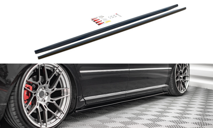 Side skirts diffusers audi s8 d3