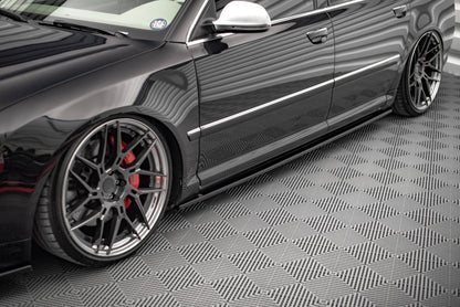 Side skirts diffusers audi s8 d3