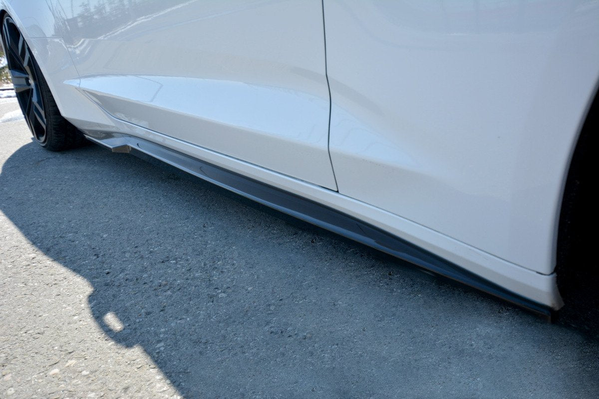 Side skirts diffusers chevrolet camaro 6th-gen. phase-i 2ss coupe