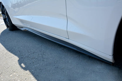 Side skirts diffusers chevrolet camaro 6th-gen. phase-i 2ss coupe