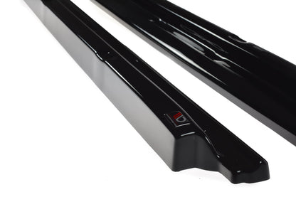 Side skirts diffusers fiat 500 hatchback preface