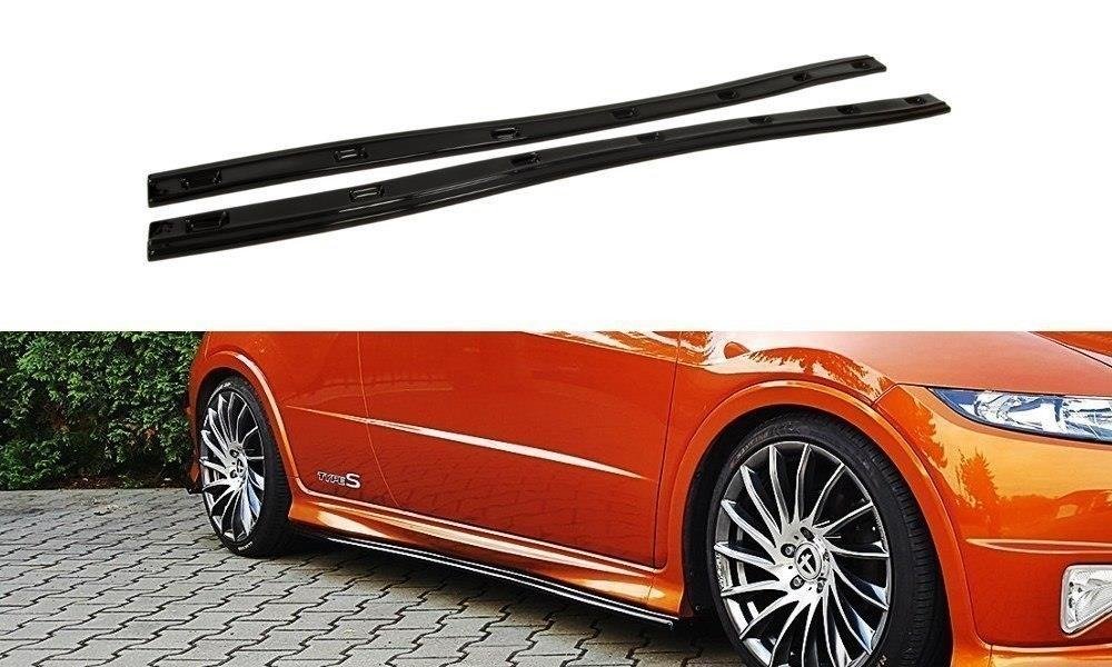 Side skirts diffusers honda civic viii type s/r