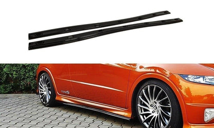 Side skirts diffusers honda civic viii type s/r