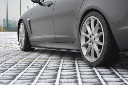 Side skirts diffusers jaguar xf (x250) mk1 sportbrake s-pack
