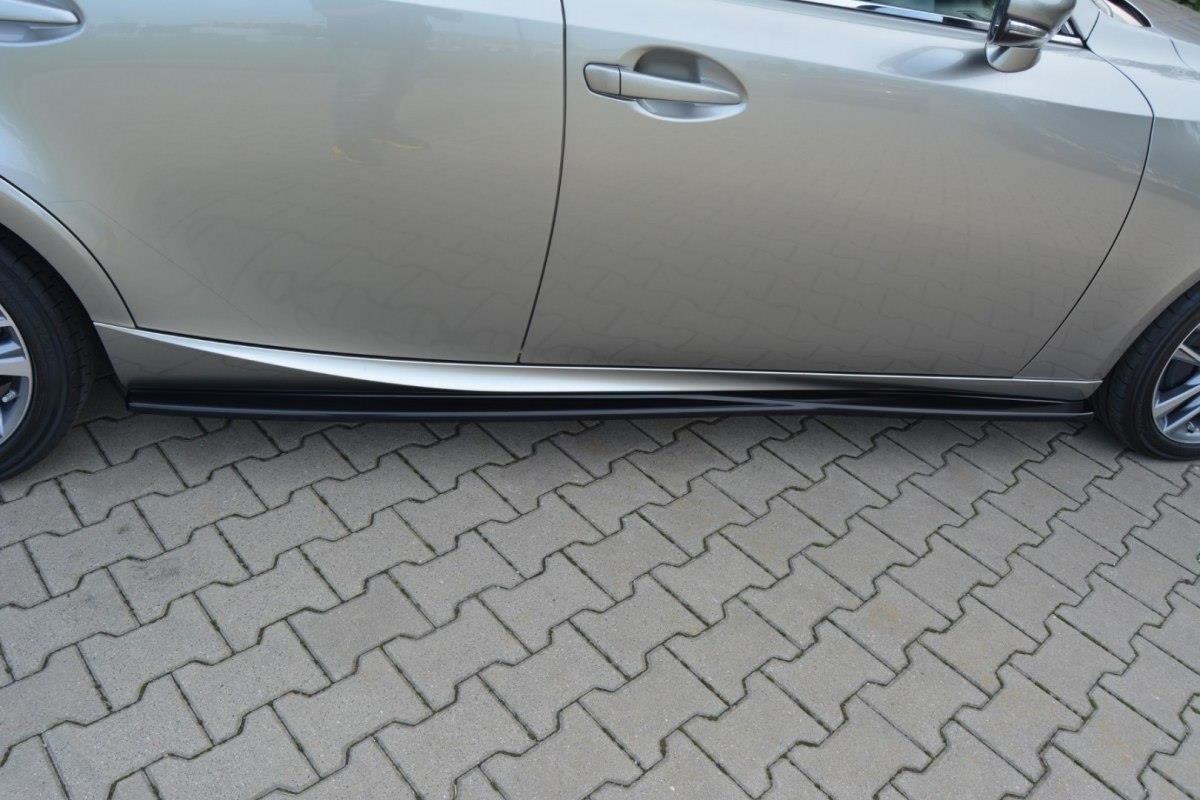 Side skirts diffusers lexus is mk3/ mk3 facelift