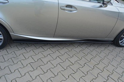 Side skirts diffusers lexus is mk3/ mk3 facelift