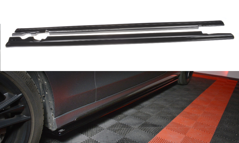 Side nederdele diffusorer Mercedes-Benz C-klasse W205 CUPE AMG-Line