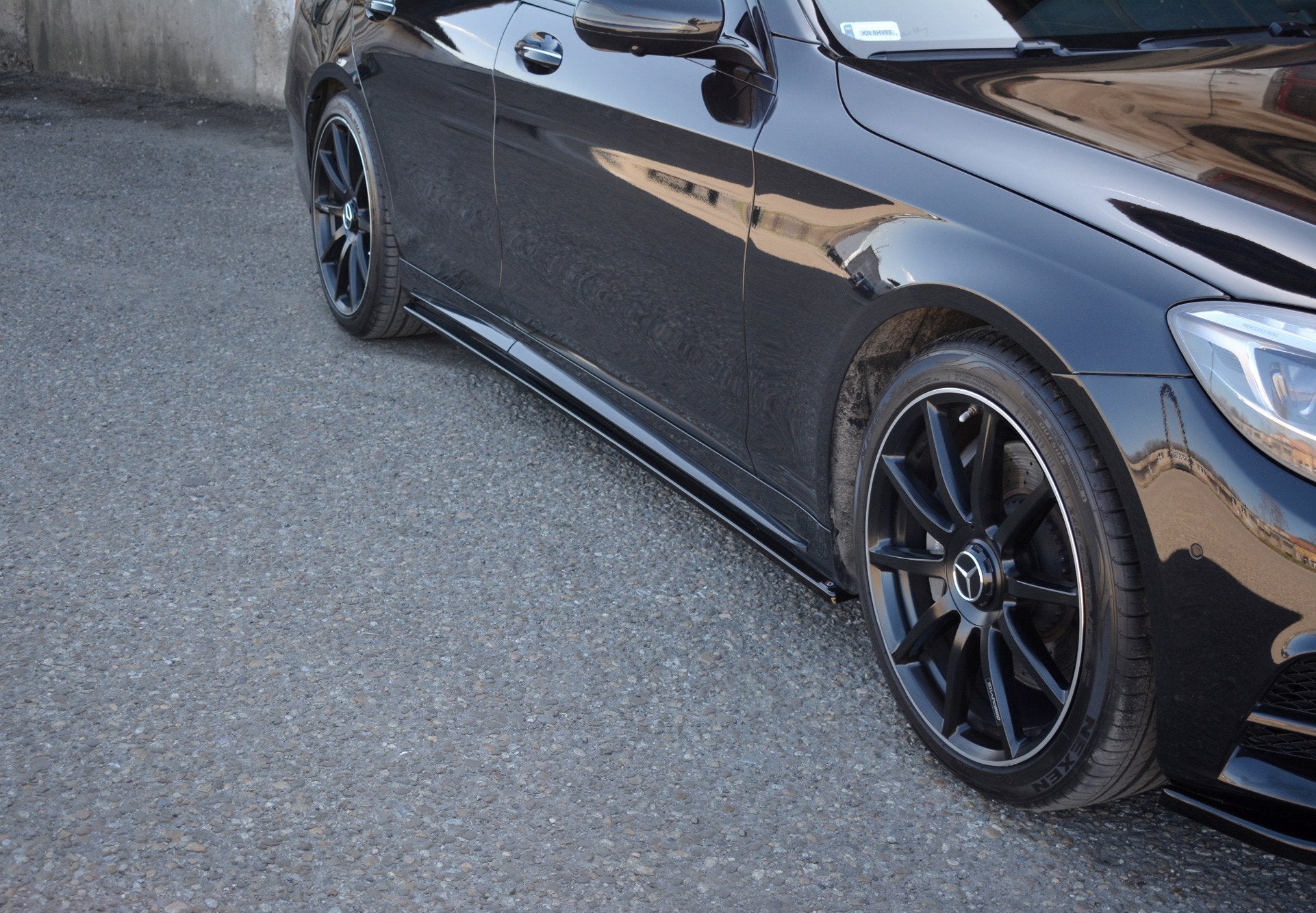 Side skirts diffusers mercedes-benz s-class amg-line w222