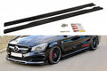 Side skirts diffusers mercedes cla 45 amg c117/a45 amg w176 (preface)