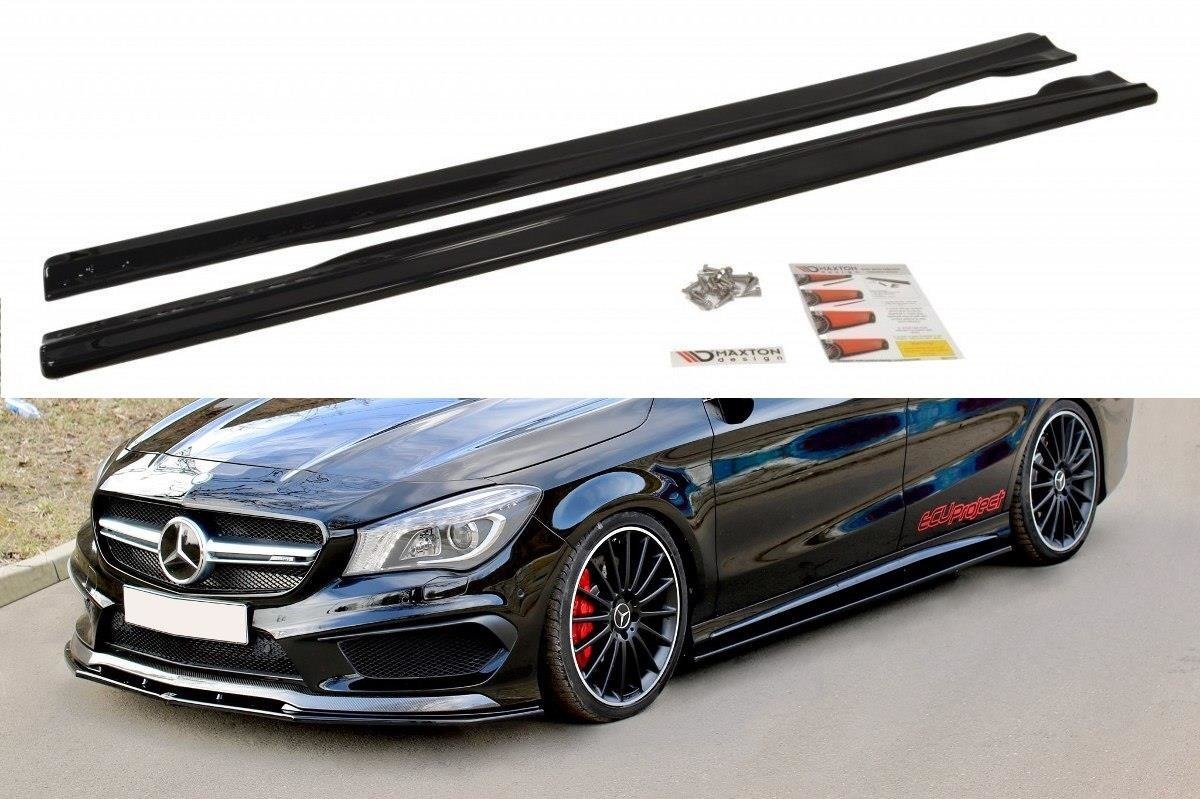 Side skirts diffusers mercedes cla 45 amg c117/a45 amg w176 (preface)