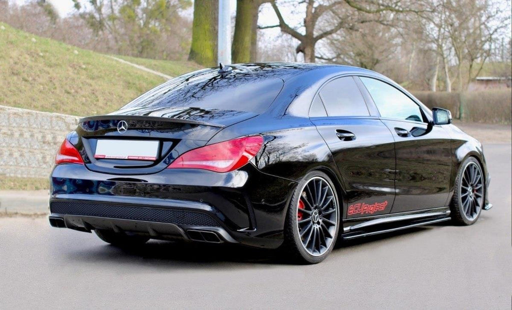 Side skirts diffusers mercedes cla 45 amg c117/a45 amg w176 (preface)
