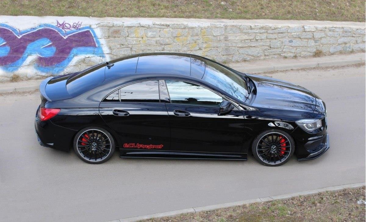 Side skirts diffusers mercedes cla 45 amg c117/a45 amg w176 (preface)