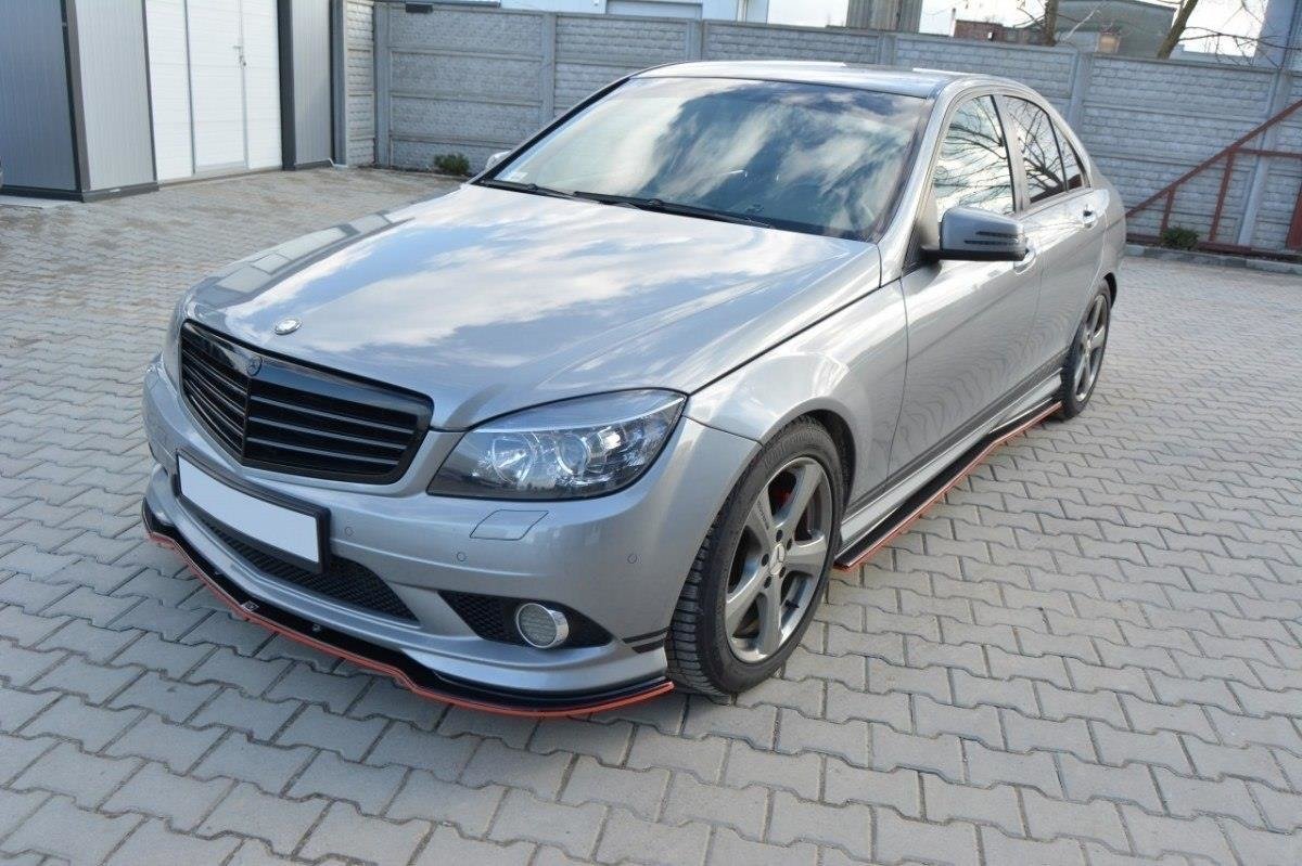Side skirts diffusers mercedes-benz c sedan / estate amg-line w204 / s204
