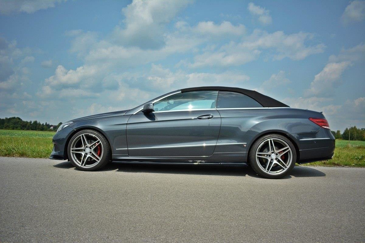 Side skirts diffusers mercedes - benz e coupe / cabrio c207 facelift / a207 facelit
