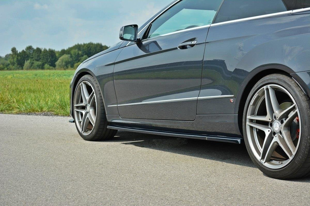 Side skirts diffusers mercedes - benz e coupe / cabrio c207 facelift / a207 facelit