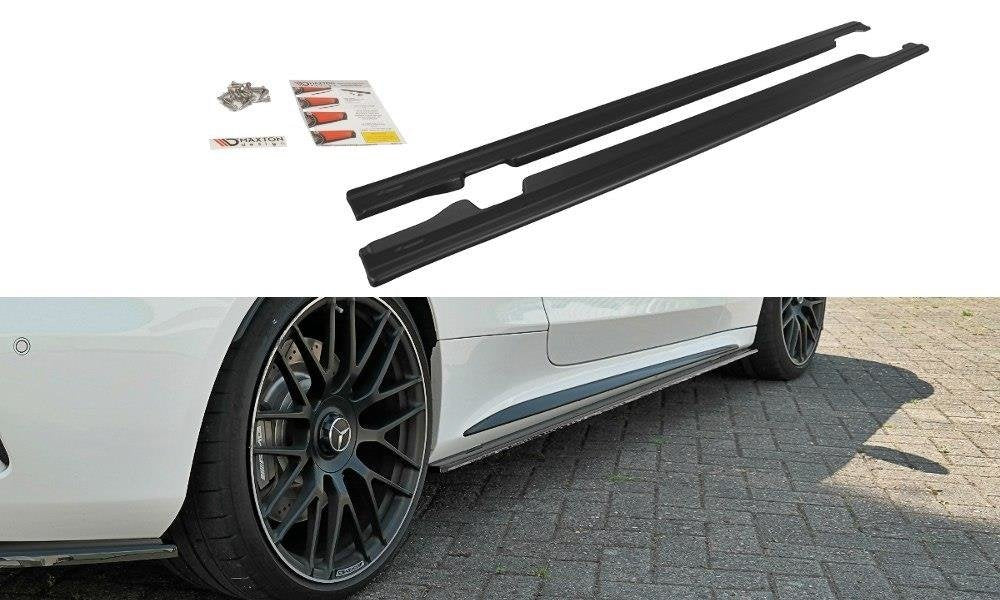 Side skirts diffusers mercedes c-class c205 63amg coupe