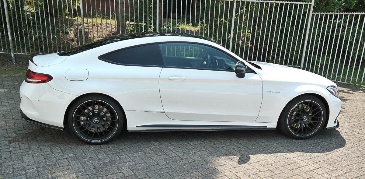 Side skirts diffusers mercedes c-class c205 63amg coupe