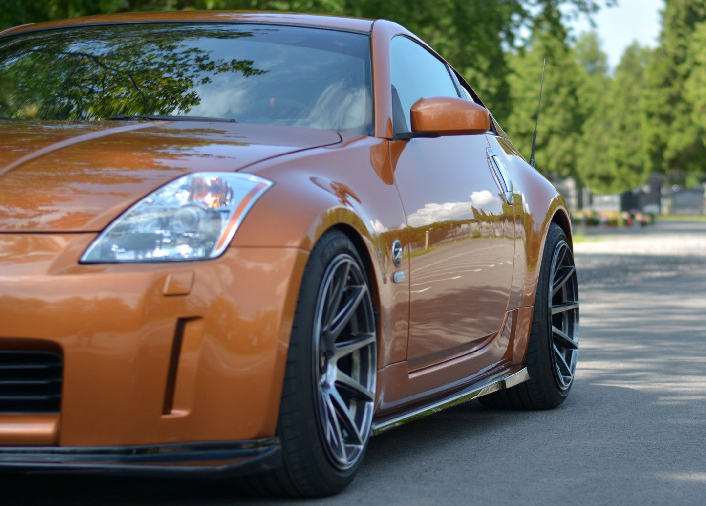 Side skirts diffusers nissan 350z