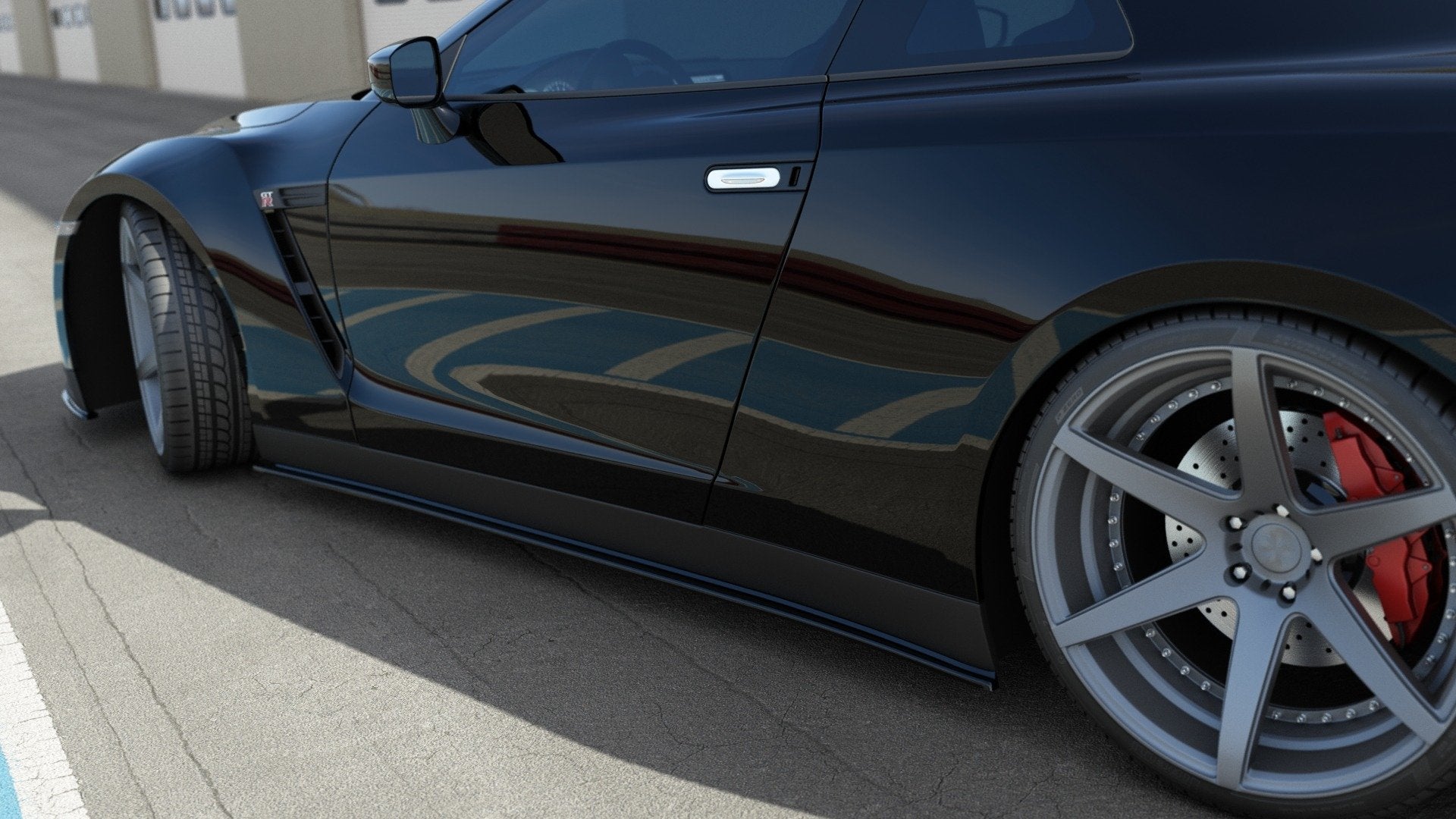 Sivuhameet hajottimet Nissan GT-R -pekainkupee (R35-sarja)