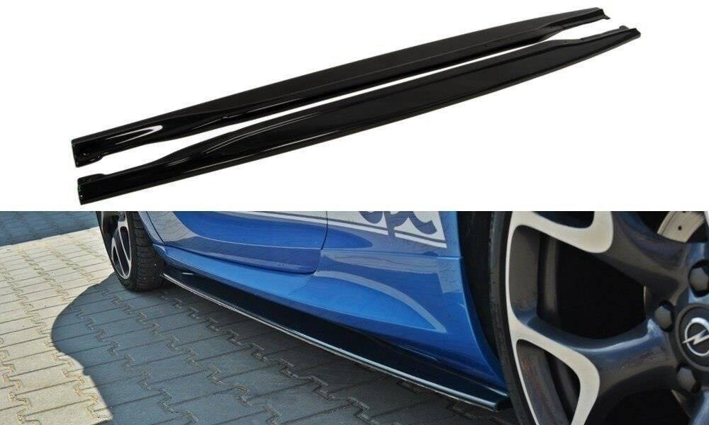 Side skirts diffusers opel astra j opc / vxr