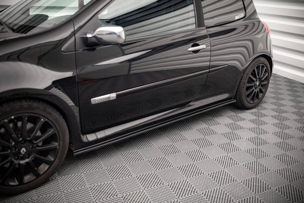 Side skirts diffusers renault clio mk3 rs